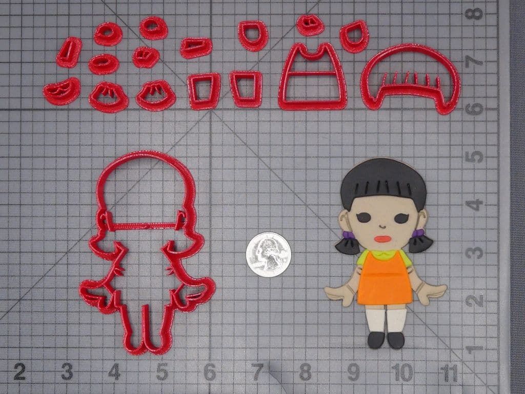 Squid Game - Doll Body 266-H081 Cookie Cutter Set