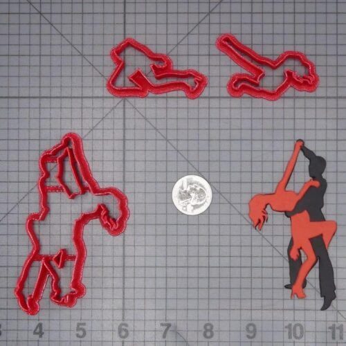 Tango Dancing Couple 266-J025 Cookie Cutter Set