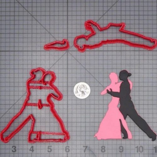 Tango Dancing Couple 266-J213 Cookie Cutter Set