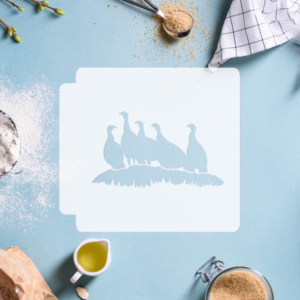 Turkey Flock 783-I060 Stencil