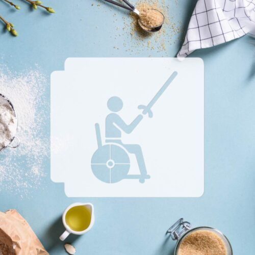 Wheelchair Fencing 783-H956 Stencil
