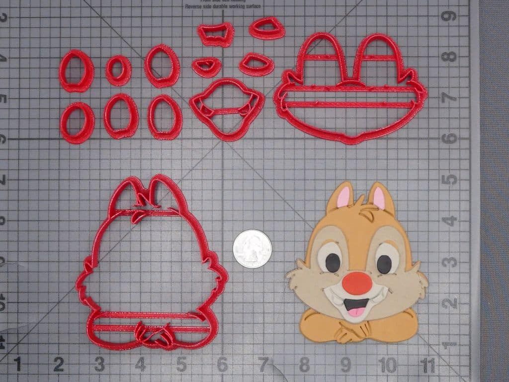 Chip and Dale - Dale 266-J519 Cookie Cutter Set