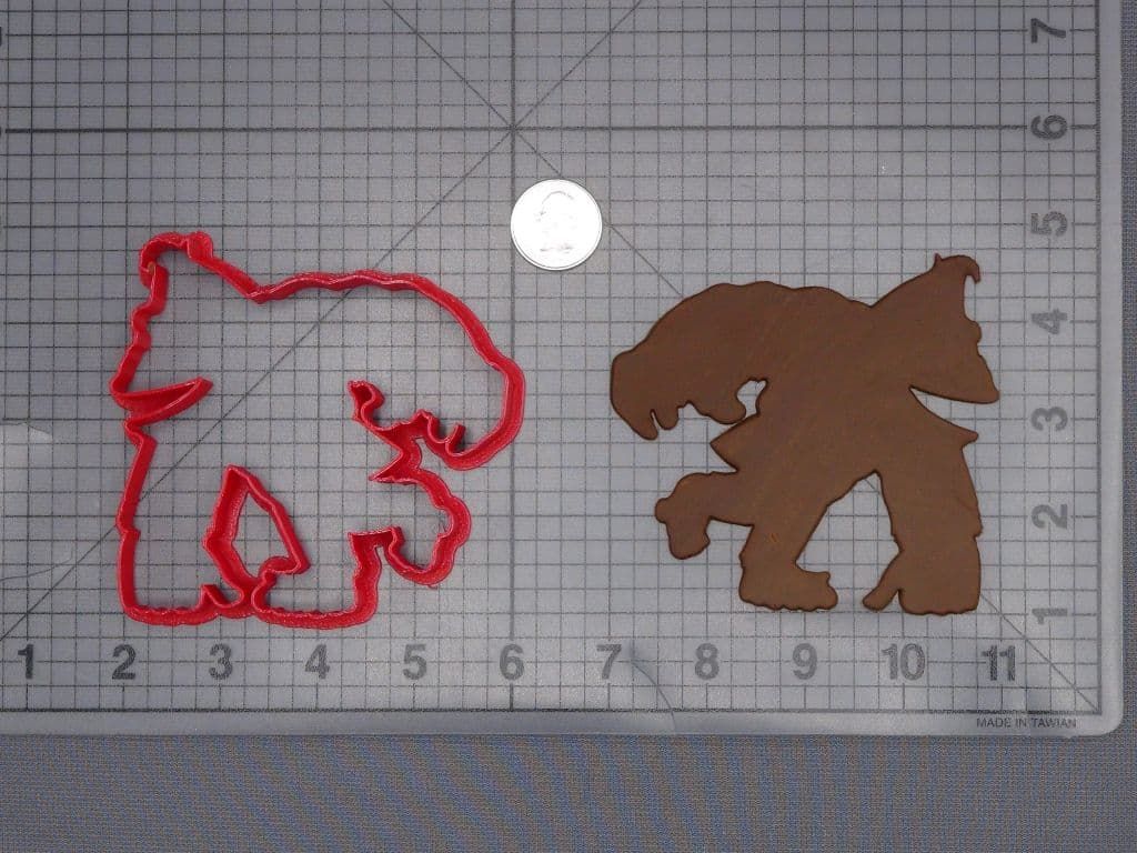 Donkey Kong Body 266-J497 Cookie Cutter Silhouette