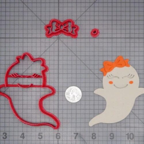 Halloween - Ghost with Bow 266-J386 Cookie Cutter Set