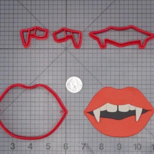 Halloween - Vampire Lips 266-J444 Cookie Cutter Set