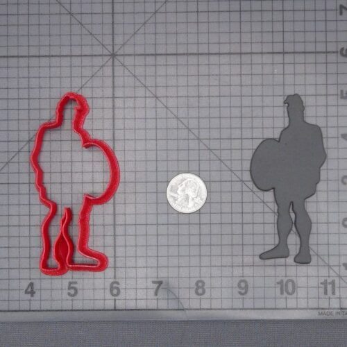 Hercules Body 266-J461 Cookie Cutter Silhouette