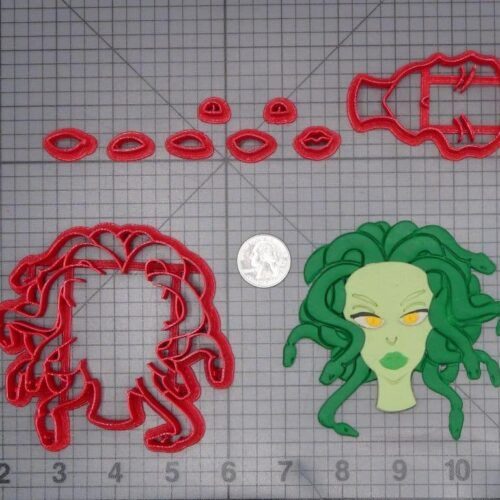 Medusa Head 266-J445 Cookie Cutter Set