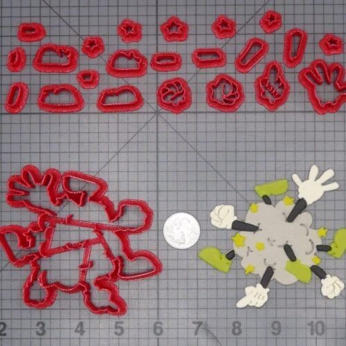 Mickey Mouse Fight Cloud 266-J558 Cookie Cutter Set