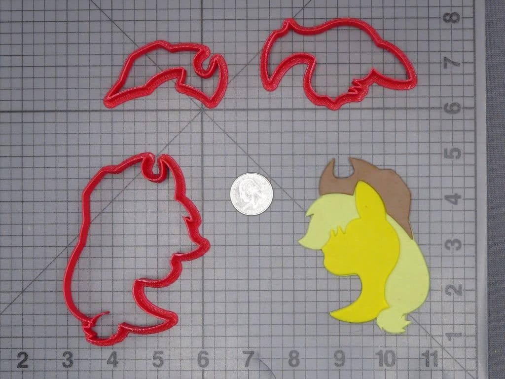 My Little Pony - Applejack Head 266-J560 Cookie Cutter Set