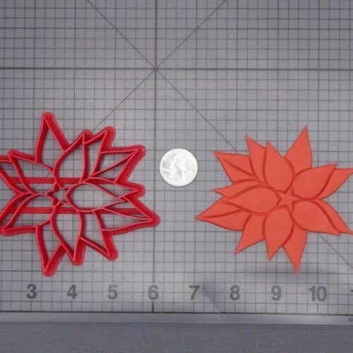 Poinsettia Flower 266-J113 Cookie Cutter
