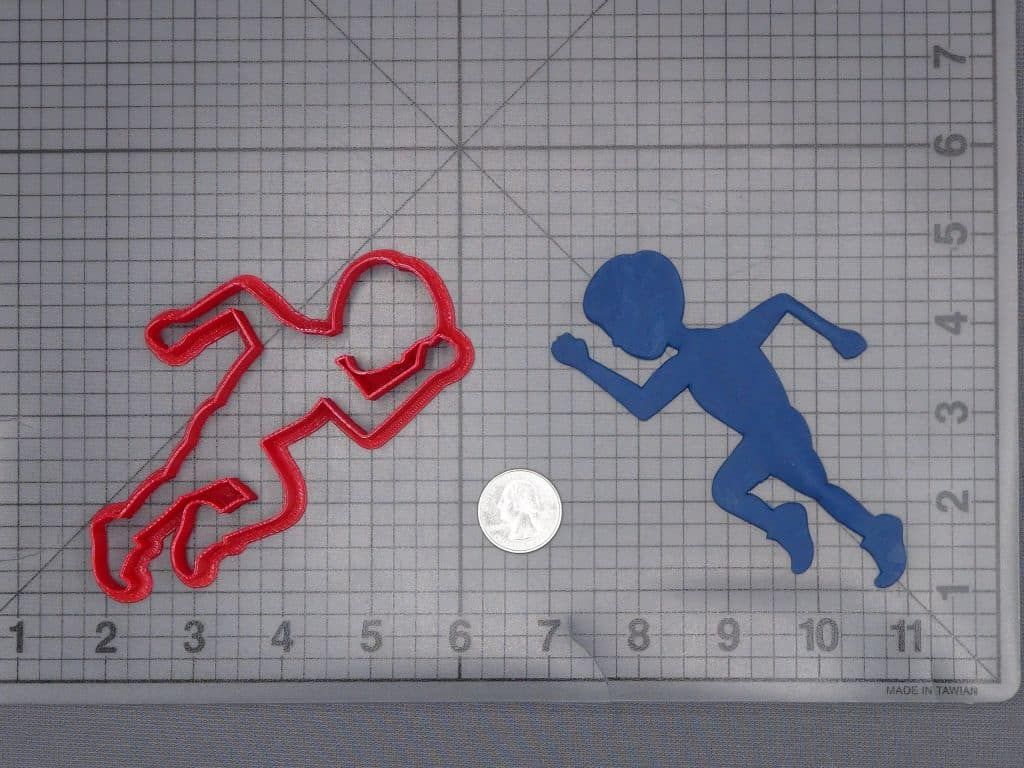Running 266-J180 Cookie Cutter Silhouette