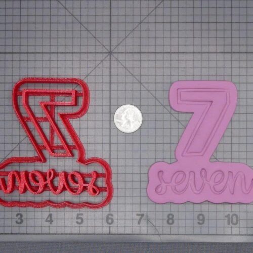 Seven Worded Number 266-J397 Cookie Cutter