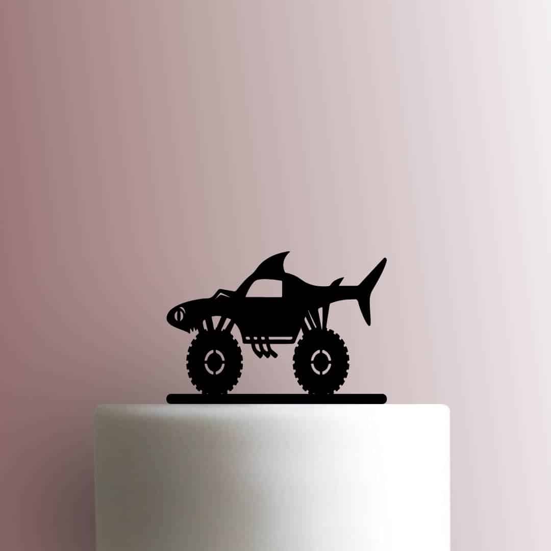 Shark Monster Truck 225-B588 Cake Topper