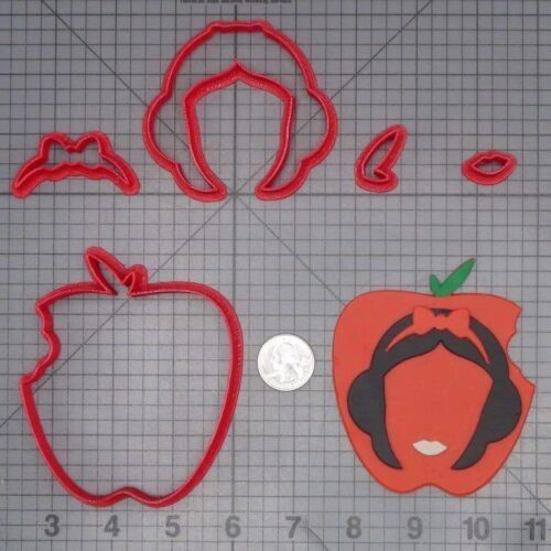 Snow White and the Seven Dwarfs - Apple Snow White Cameo 266-J557 Cookie Cutter Set