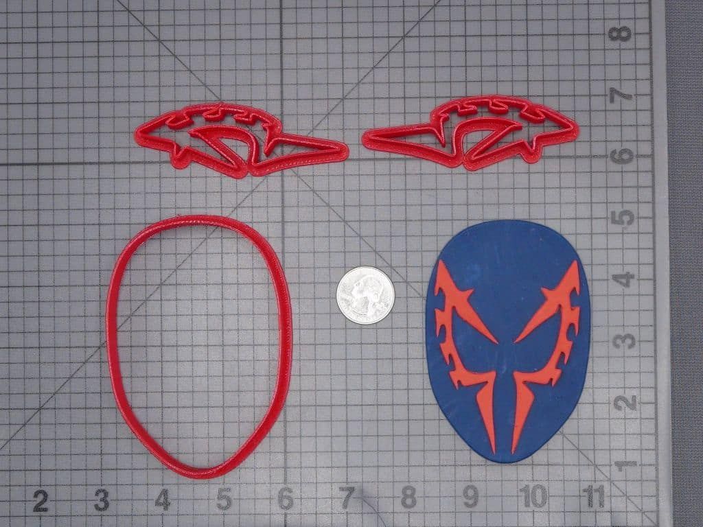 Spiderman 2099 Mask 266-J480 Cookie Cutter Set
