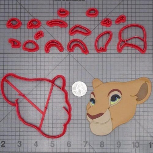 The Lion King - Nala Head 266-J578 Cookie Cutter Set