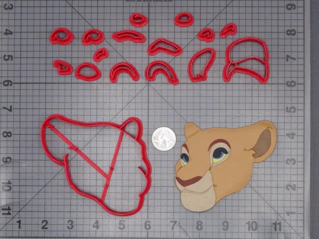 The Lion King - Nala Head 266-J578 Cookie Cutter Set