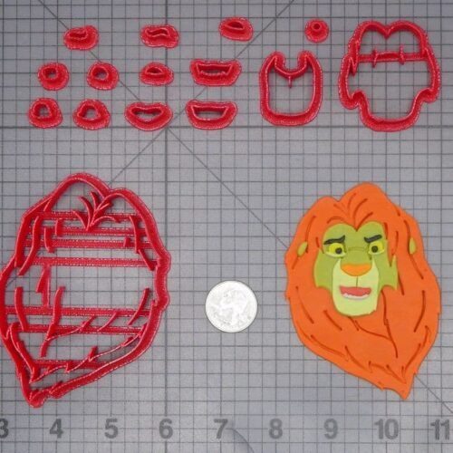 The Lion King - Simba Head 266-J554 Cookie Cutter Set