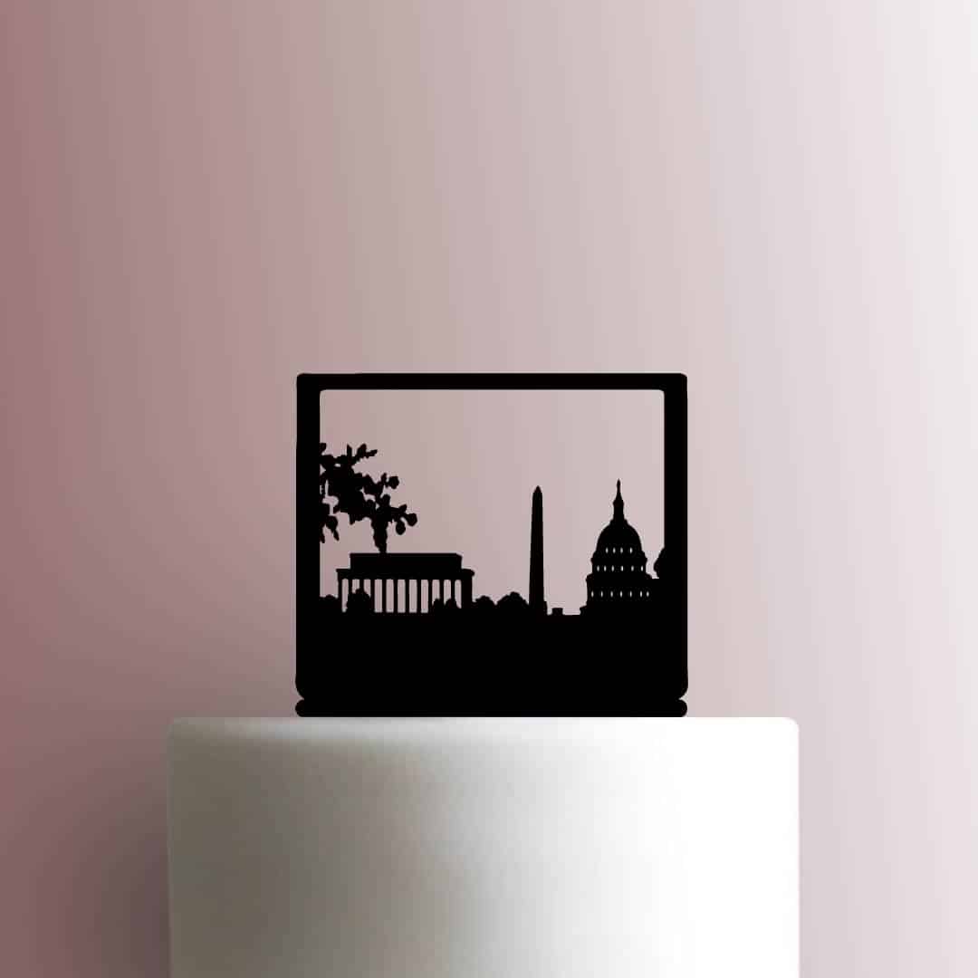 Washington DC 225-B584 Cake Topper
