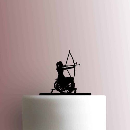 Wheelchair Archery 225-B591 Cake Topper