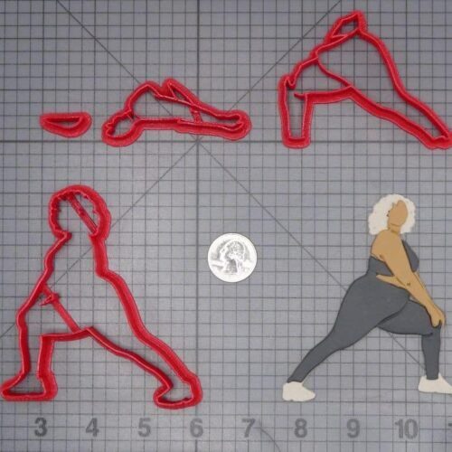 Yoga Pose 266-J204 Cookie Cutter Set