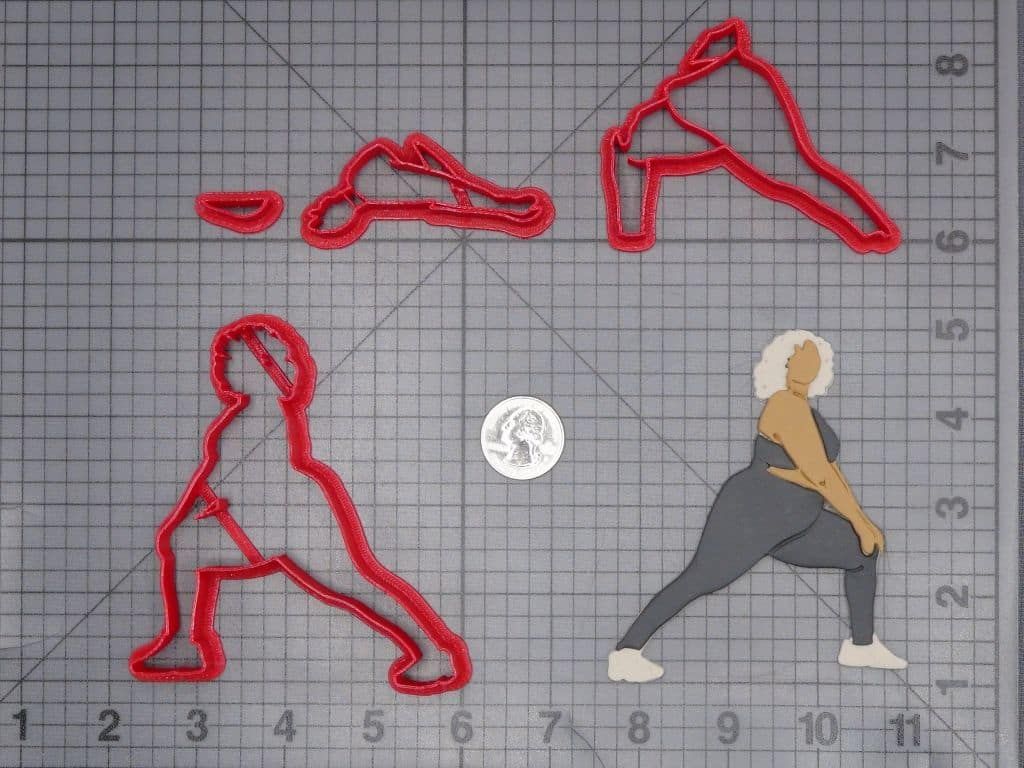 Yoga Pose 266-J204 Cookie Cutter Set