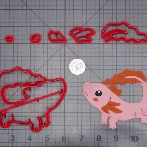 Axolotl Body 266-I402 Cookie Cutter Set