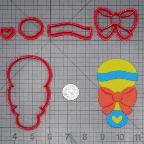 Baby Rattle 266-J544 Cookie Cutter Set