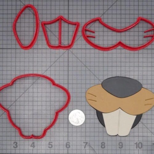 Beaver Mouth 266-J514 Cookie Cutter Set