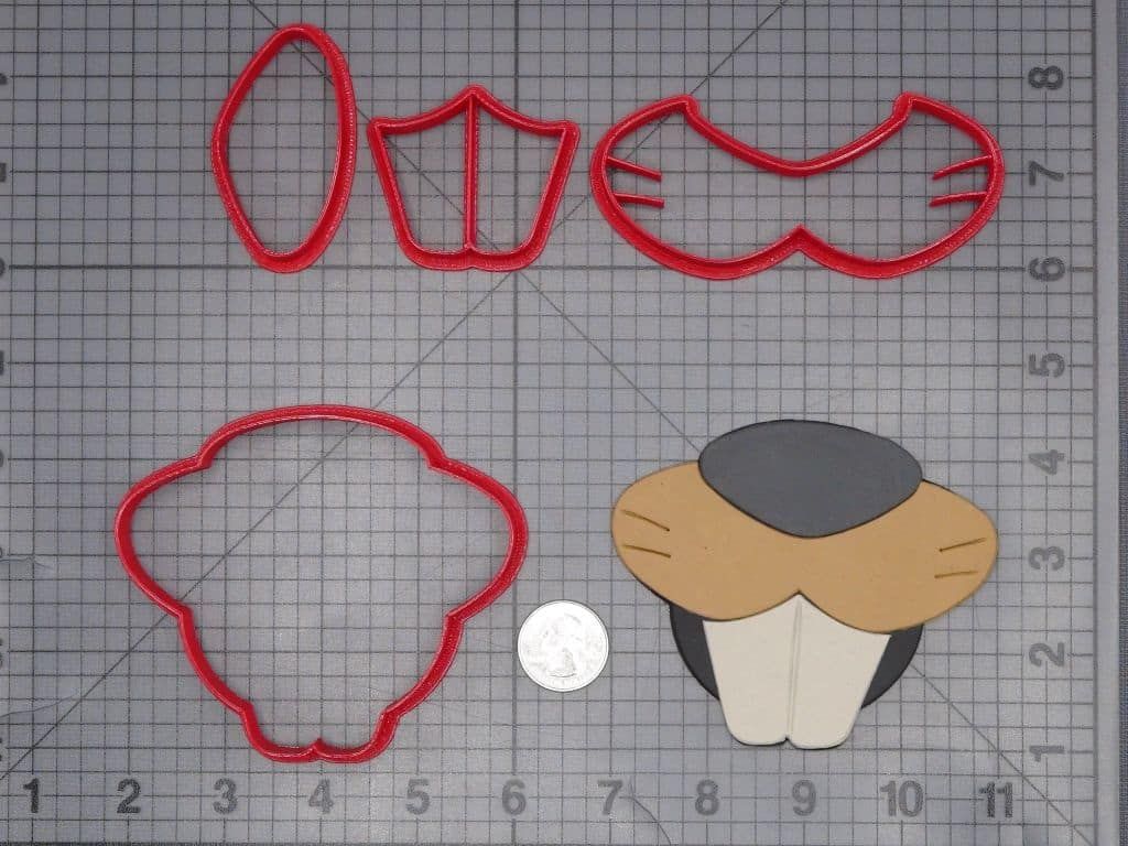 Beaver Mouth 266-J514 Cookie Cutter Set