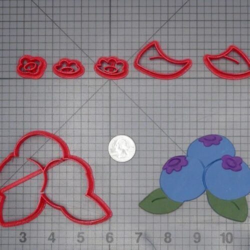 Blueberries 266-J588 Cookie Cutter Set