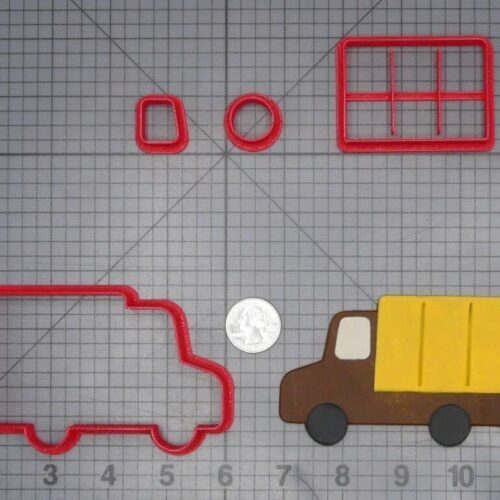 Delivery Truck 266-J548 Cookie Cutter Set