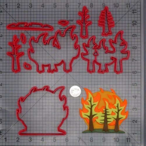 Forest Fire 266-J938 Cookie Cutter Set