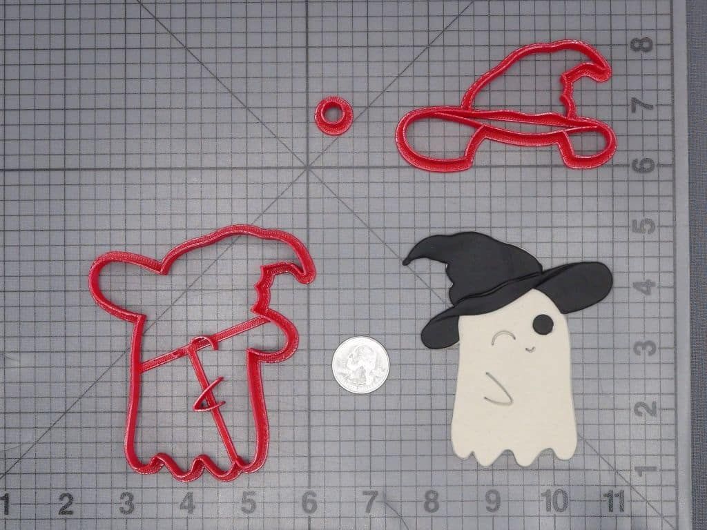 Halloween - Ghost with Witch Hat 266-J387 Cookie Cutter Set