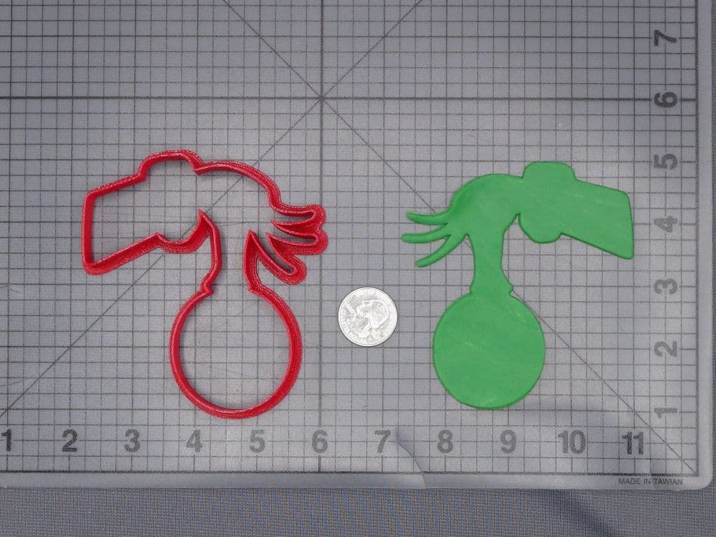 How the Grinch Stole Christmas - Grinch Hand 266-J356 Cookie Cutter Silhouette