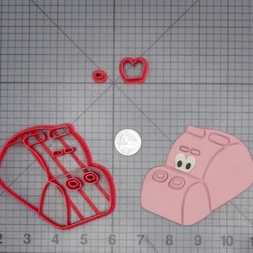 Hungry Hippo Head 266-J561 Cookie Cutter Set