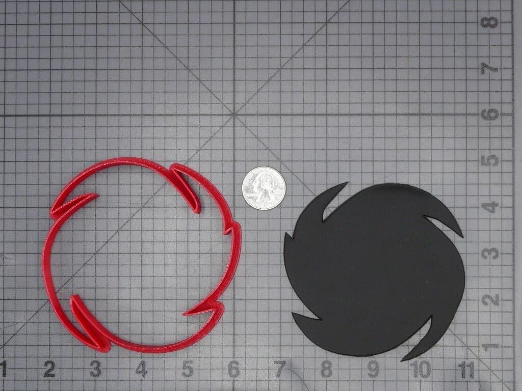 Hurricane Symbol 266-J217 Cookie Cutter Silhouette