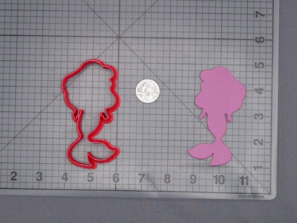 Mermaid 266-J394 Cookie Cutter Silhouette