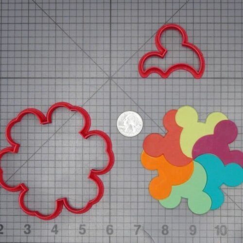Mickey Mouse Spiral 266-J614 Cookie Cutter Set