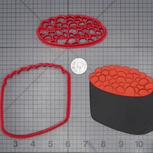 Salmon Roe Nigiri Sushi 266-J540 Cookie Cutter Set