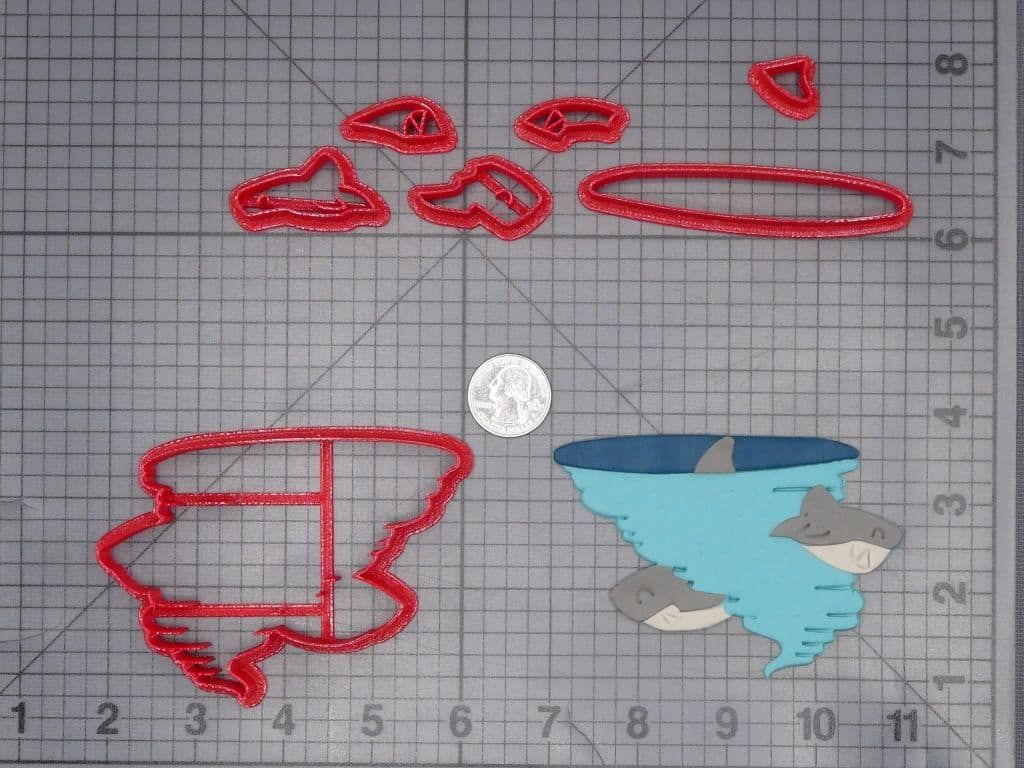 Shark Tornado 266-J483 Cookie Cutter Set