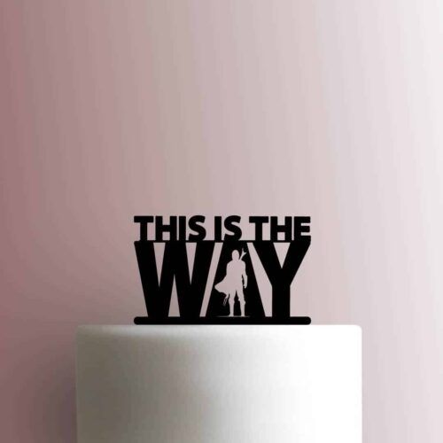 Star Wars The Mandalorian - This is the Way 225-B648 Cake Topper