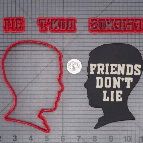 Stranger Things - Eleven Friends Dont Lie 266-H411 Cookie Cutter Set
