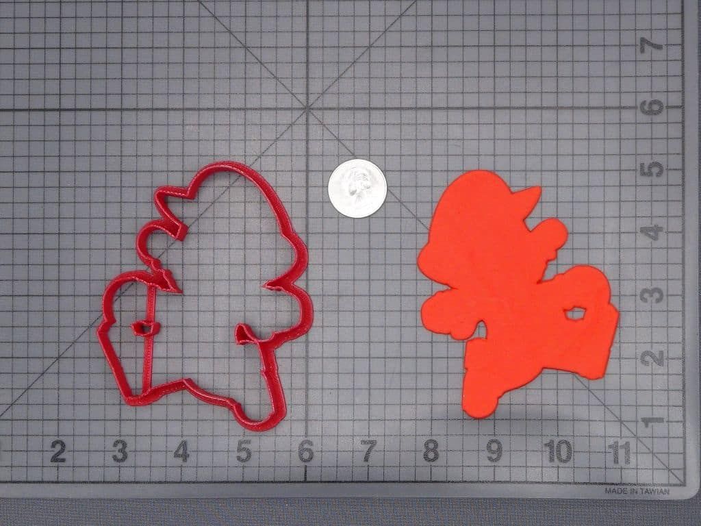 Super Mario Body 266-I270 Cookie Cutter