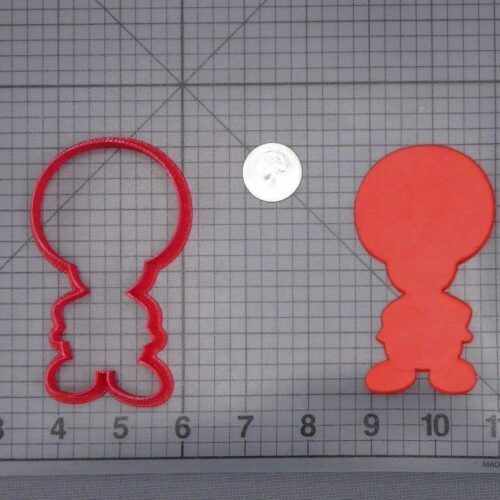 Super Mario - Toad Body 266-I345 Cookie Cutter Silhouette