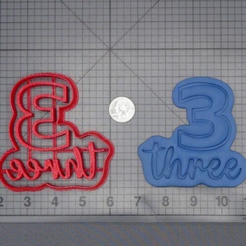 Three Worded Number 266-J008 Cookie Cutter