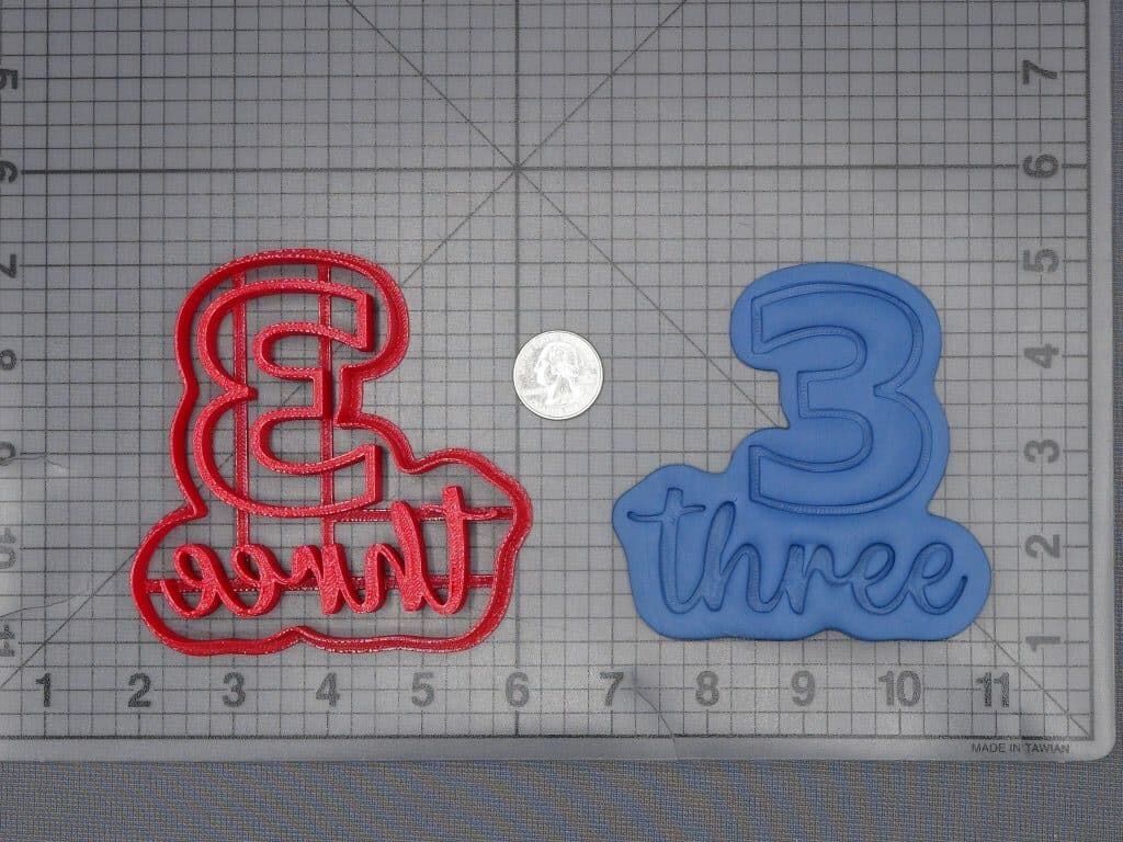 Three Worded Number 266-J008 Cookie Cutter