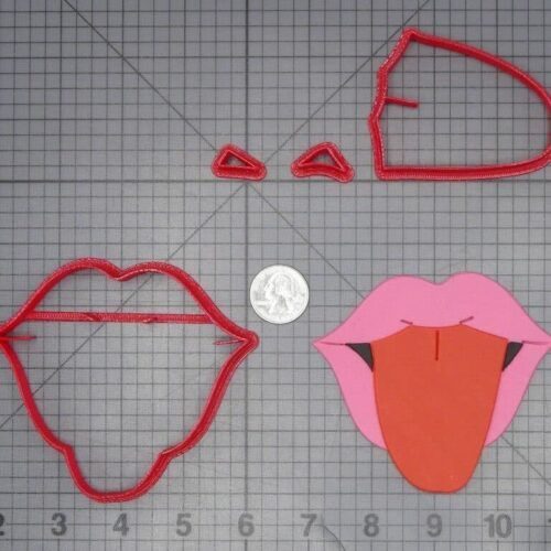 Tongue Sticking Out 266-J543 Cookie Cutter Set