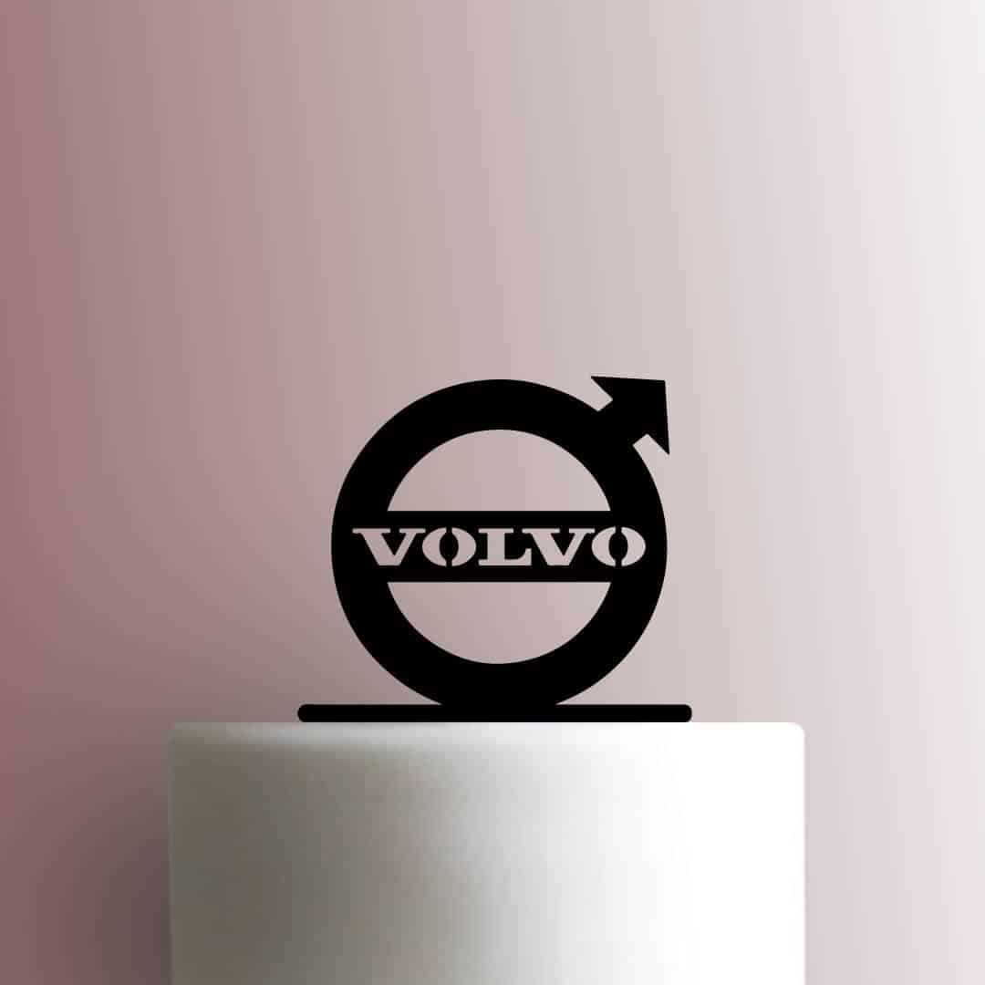 Volvo Logo 225-B642 Cake Topper