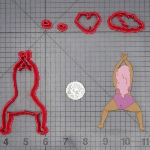 Yoga Pose 266-J139 Cookie Cutter Set